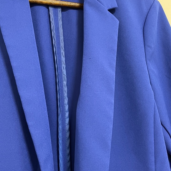 INC Oversized Blazer Cerulean Blue - SIZE Medium - Picture 5 of 9
